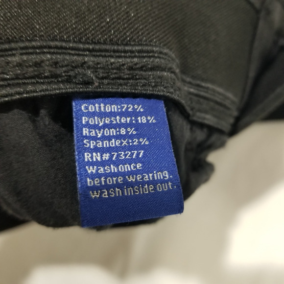 Apt 9 Jeans Womens Size 8P Black Tummy Control Capri Wash High Rise - Picture 5 of 9